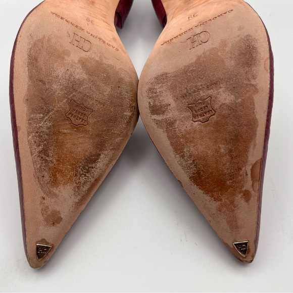 🥳 HOST PICK 🥳 CAROLINA HERRERA LEATHER D’ORSAY PUMPS - Picture 8 of 13